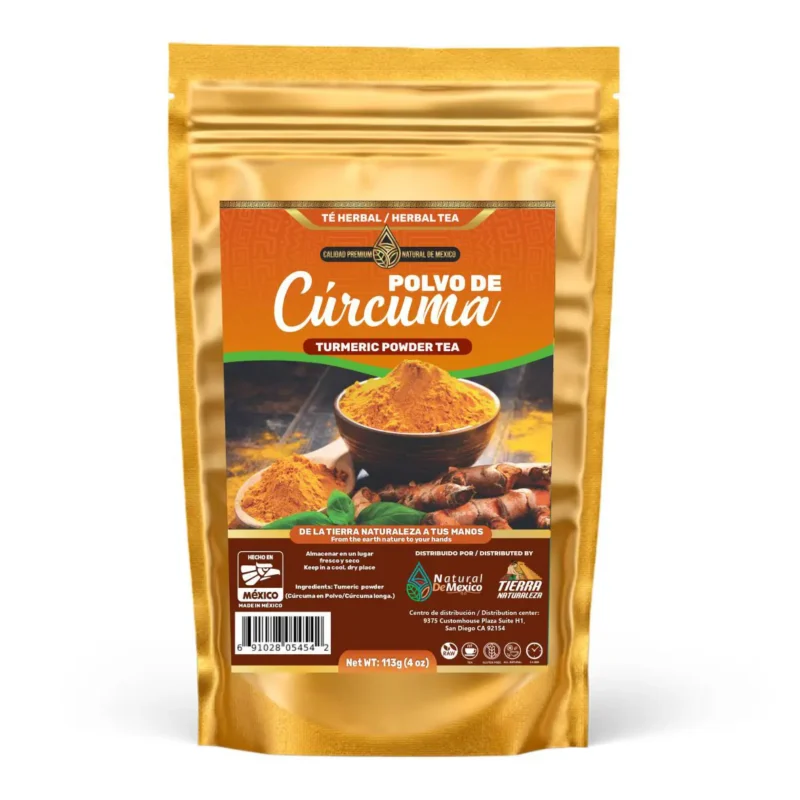 Curcuma en polvo Té Herbal 113g - 4 oz / Turmeric Powder Herbal Tea 113g - 4 oz