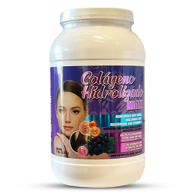Colágeno Hidrolizado Max Uva Berries Morada 1.1 kg (38.80 oz)
